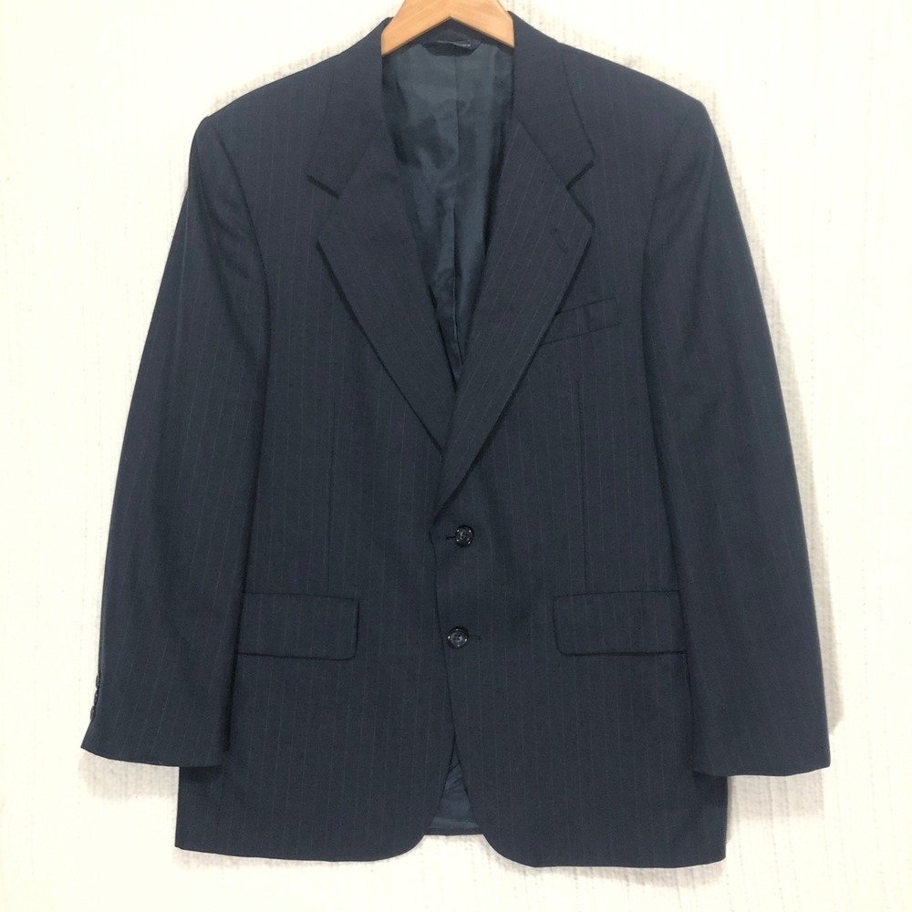 Kuppenheimer Pinstripe Blazer Two Button Business Career Jacket‎ Size 40R